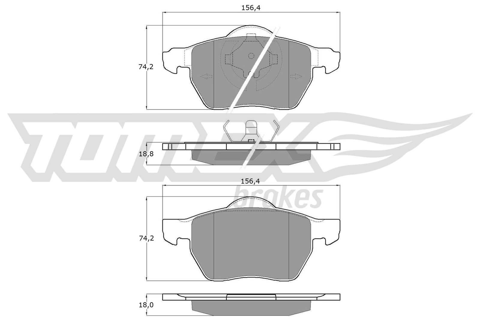 TOMEX Brakes TX 13-131 Sada...